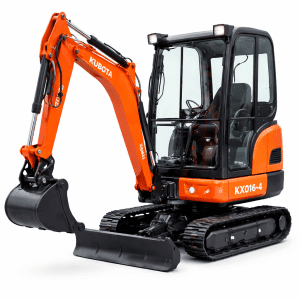 Kubota KX016-4 – Minikoparka 1,6 t